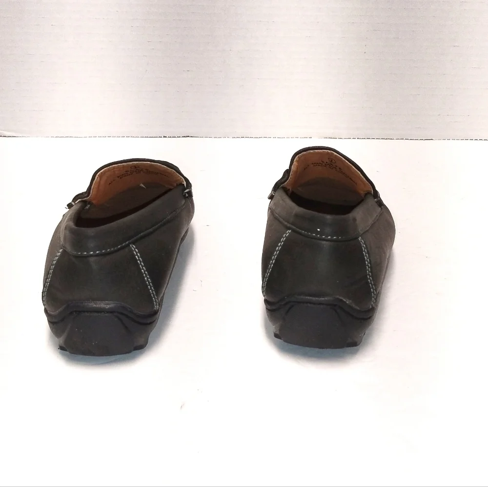 Steve Harvey Boys Loafer Shoes Slate Gray | Dress Comfort Slip-On Shoes